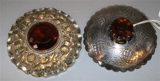 2 Scottish brooches